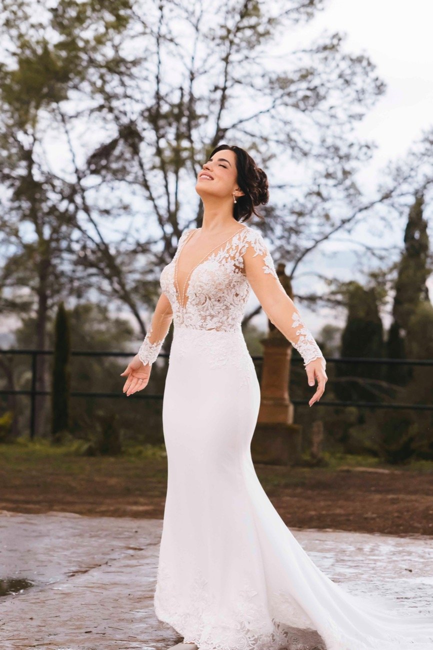 Novia vestido de encaje